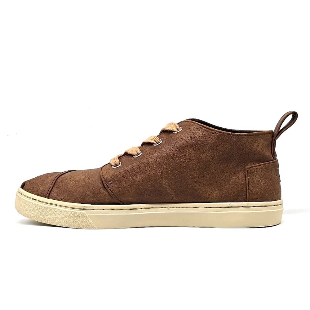 TOMS BOTAS CUPSOLE Big Kid Brown Dress Sneakers Shoes Boots Boys Size 6 - Picture 5 of 12